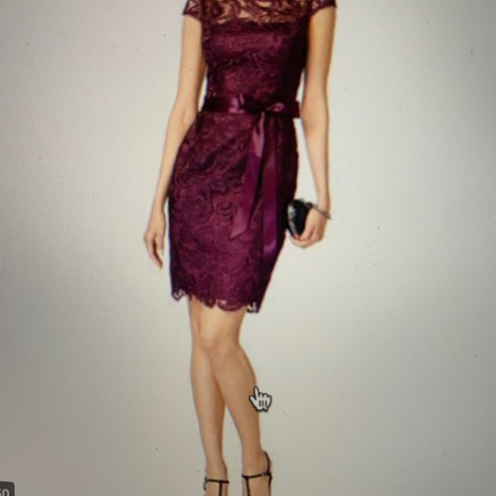 Adrianna papell laced cocktail dress